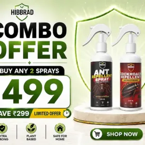 HIBBRAD Ant & Cockroach Repellent Combo – Buy 2 Sprays for Just ₹499