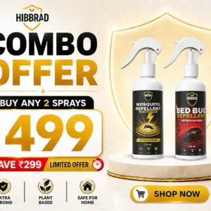 HIBBRAD Combo Offer – Buy Mosquito & Bed Bug Repellent Sprays for Just ₹499